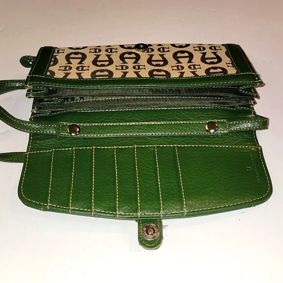 ETIENNE AIGNER CONVERTIBLE CLUTCH WALLET/CROSSBODY BAG - Picture 4 of 9